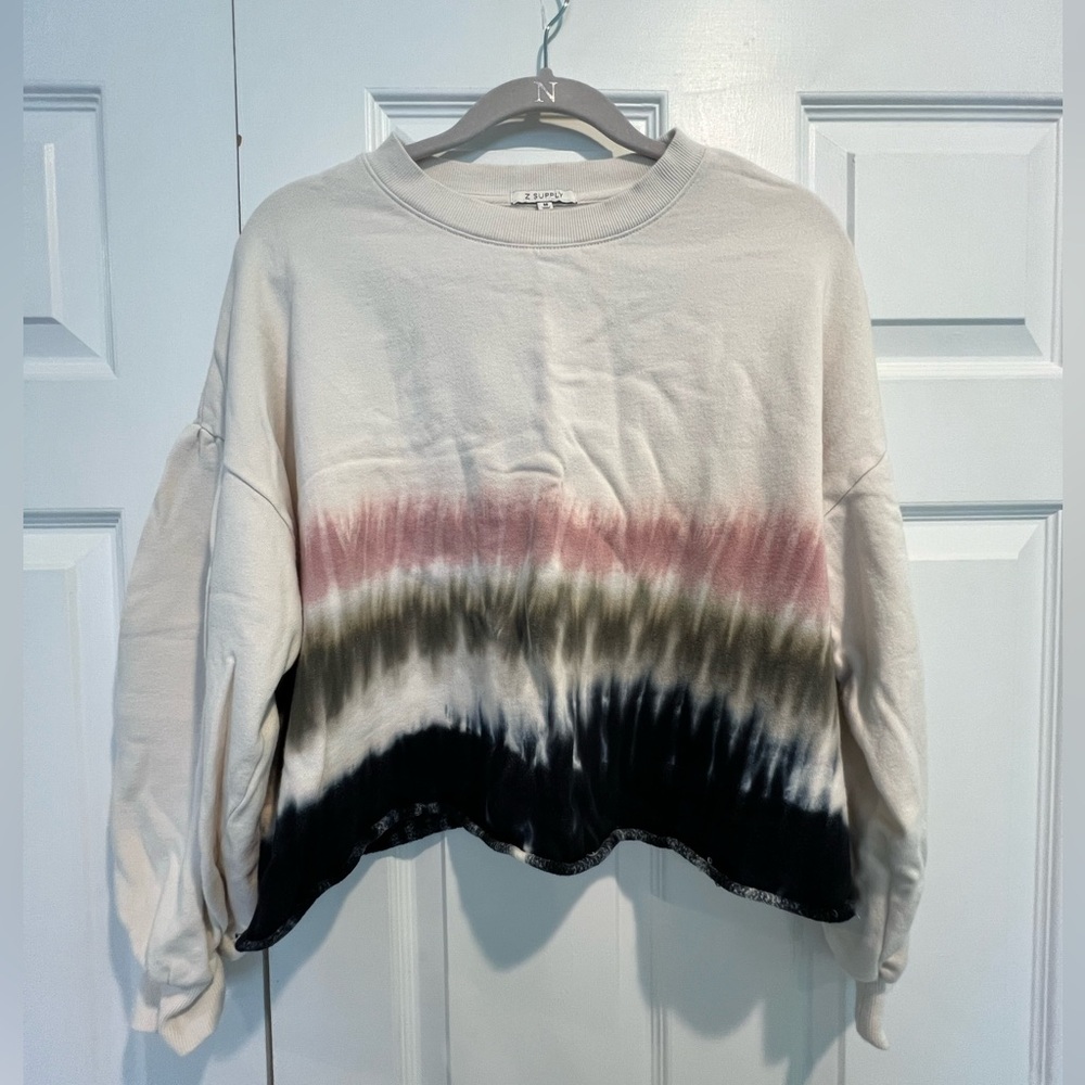 Z SUPPLY tie dye crewneck